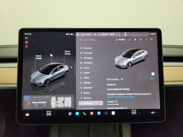 used 2023 Tesla Model 3 car, priced at $25,893