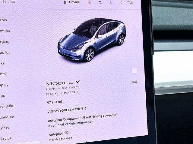 used 2021 Tesla Model Y car, priced at $27,980