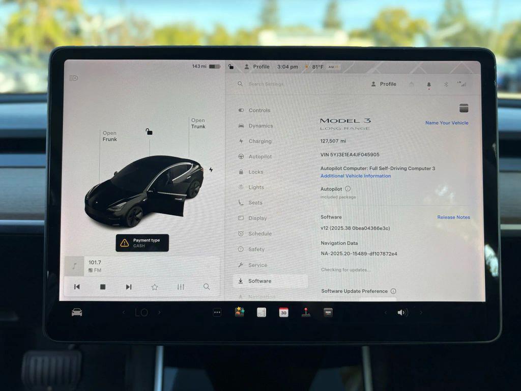 used 2018 Tesla Model 3 car, priced at $14,999