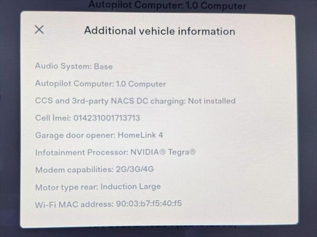 used 2015 Tesla Model S car, priced at $15,399
