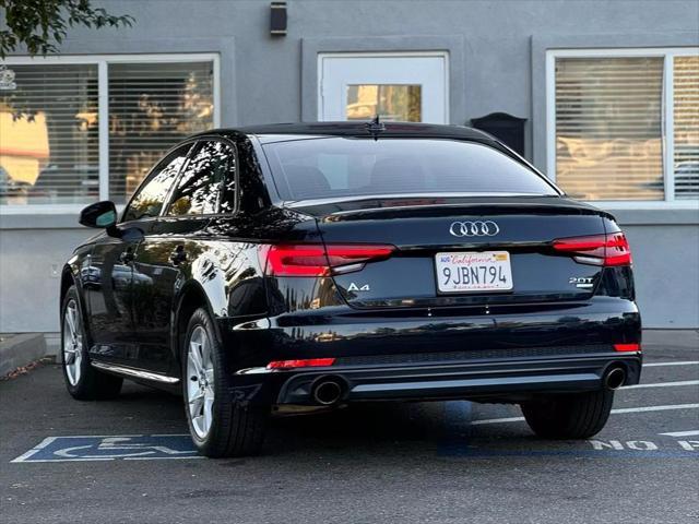 used 2018 Audi A4 car, priced at $15,999