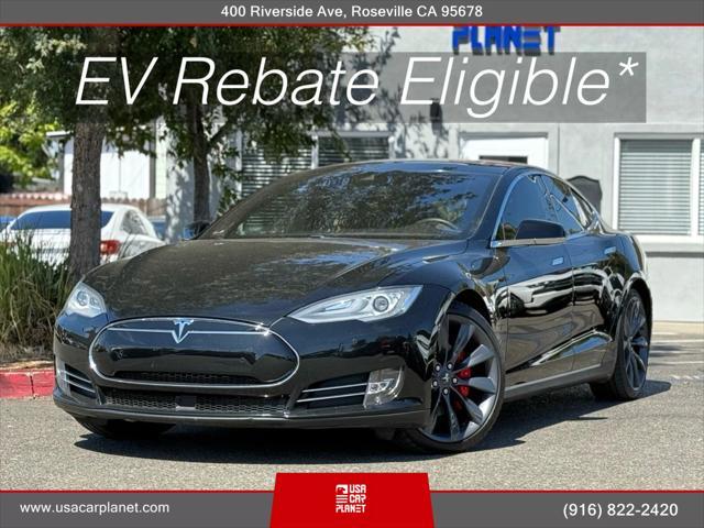 used 2015 Tesla Model S car, priced at $16,999