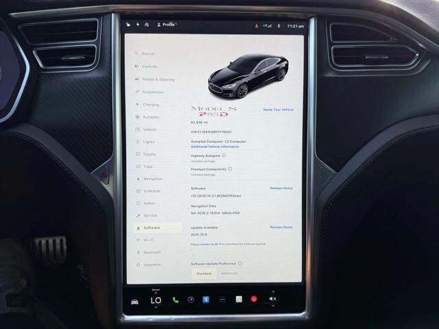 used 2015 Tesla Model S car, priced at $16,999