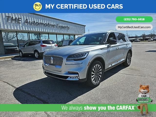 used 2021 Lincoln Aviator car, priced at $43,900