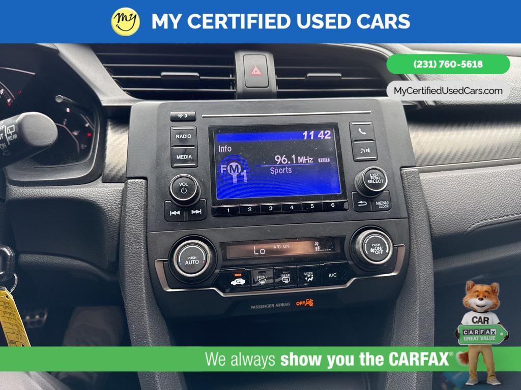 used 2018 Honda Civic car, priced at $17,280