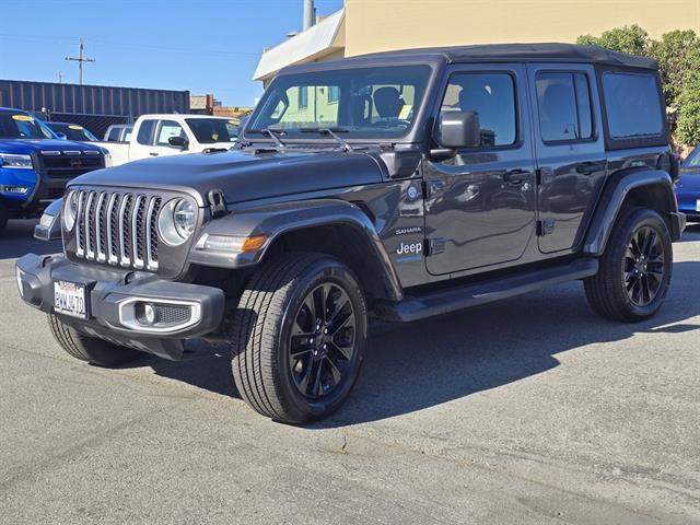 used 2021 Jeep Wrangler Unlimited 4xe car, priced at $29,741