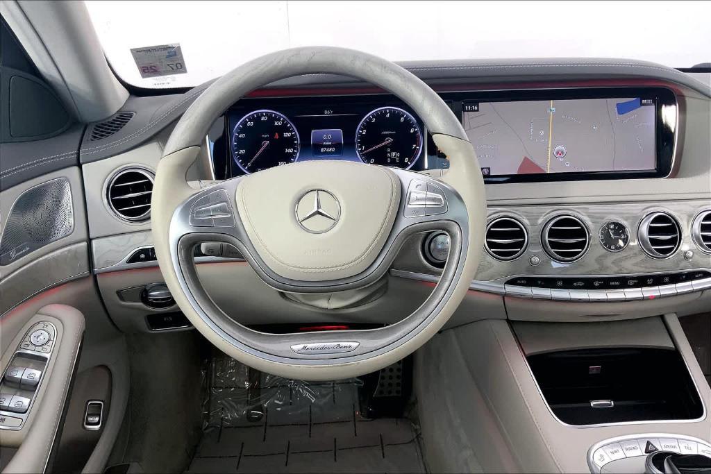 used 2015 Mercedes-Benz S-Class car, priced at $24,998