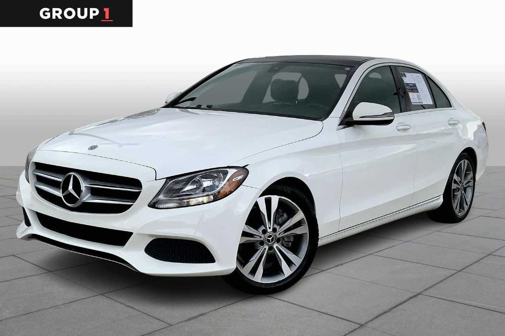 used 2018 Mercedes-Benz C-Class car, priced at $17,332