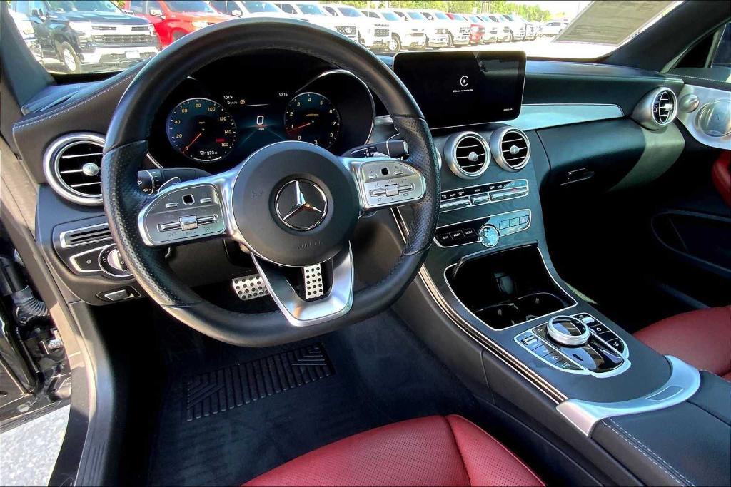 used 2022 Mercedes-Benz C-Class car, priced at $33,998
