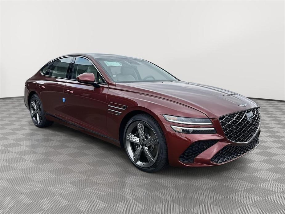 new 2025 Genesis G80 car, priced at $78,900