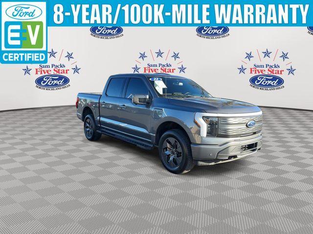 used 2022 Ford F-150 Lightning car, priced at $46,000