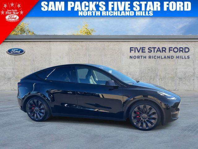 used 2025 Tesla Model Y car, priced at $40,000