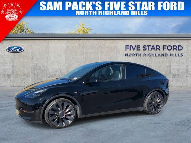 used 2025 Tesla Model Y car, priced at $40,000