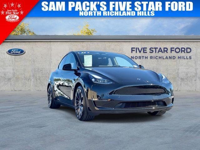 used 2025 Tesla Model Y car, priced at $40,000