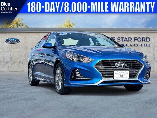 used 2018 Hyundai Sonata car, priced at $18,000