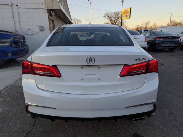 used 2018 Acura TLX car, priced at $16,495