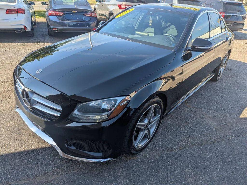 used 2018 Mercedes-Benz C-Class car, priced at $15,495