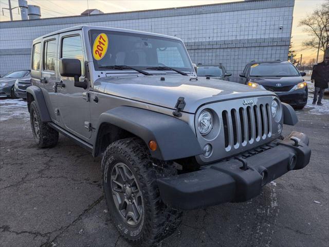 used 2017 Jeep Wrangler Unlimited car, priced at $17,995