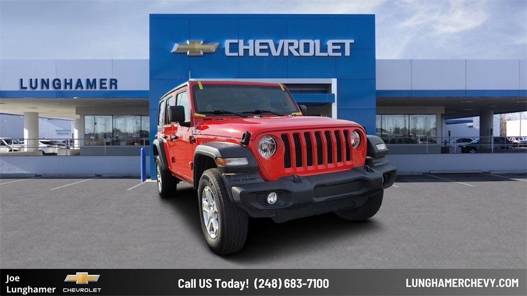 used 2022 Jeep Wrangler Unlimited car, priced at $34,250