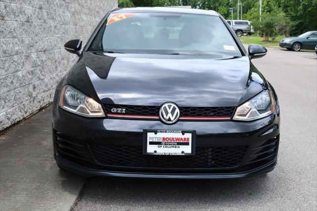 used 2017 Volkswagen Golf GTI car, priced at $14,025