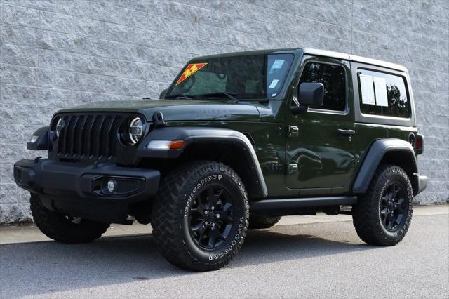 used 2022 Jeep Wrangler car, priced at $27,715