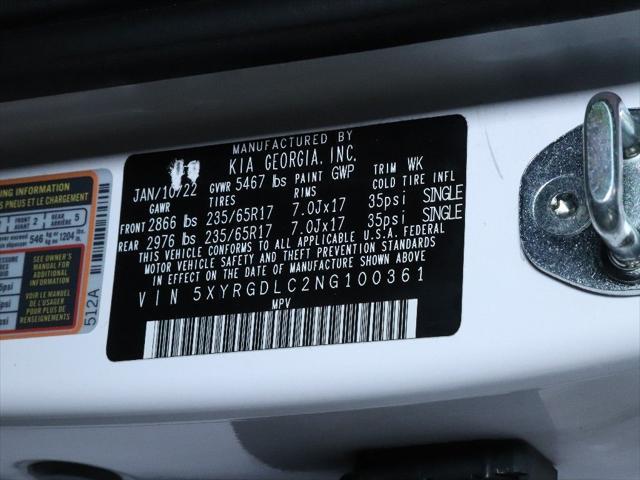 used 2022 Kia Sorento car, priced at $21,997