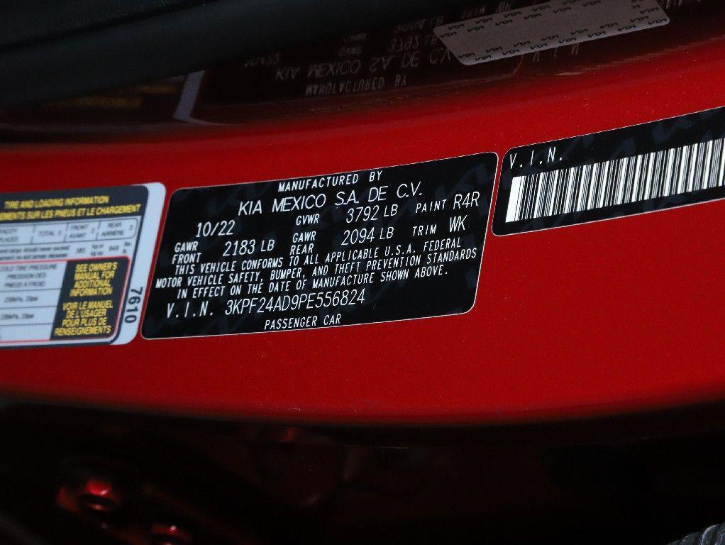 used 2023 Kia Forte car, priced at $18,394
