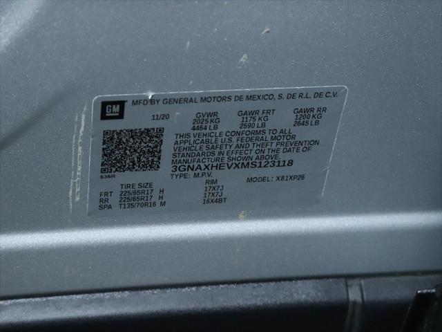 used 2021 Chevrolet Equinox car, priced at $16,992