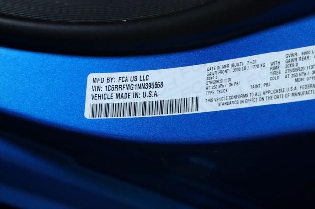 used 2022 Ram 1500 car, priced at $34,639