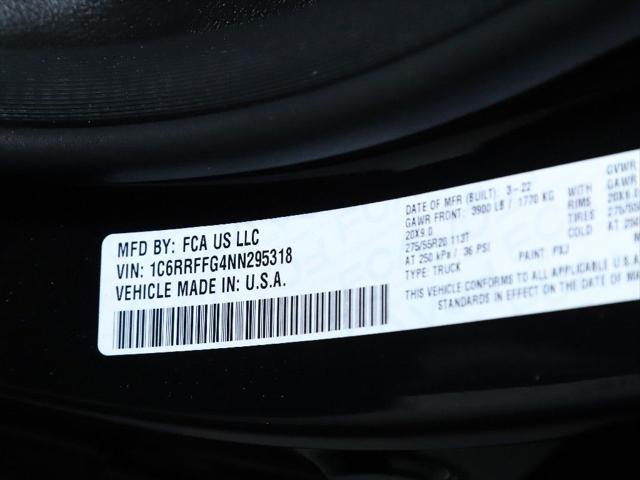 used 2022 Ram 1500 car, priced at $38,290