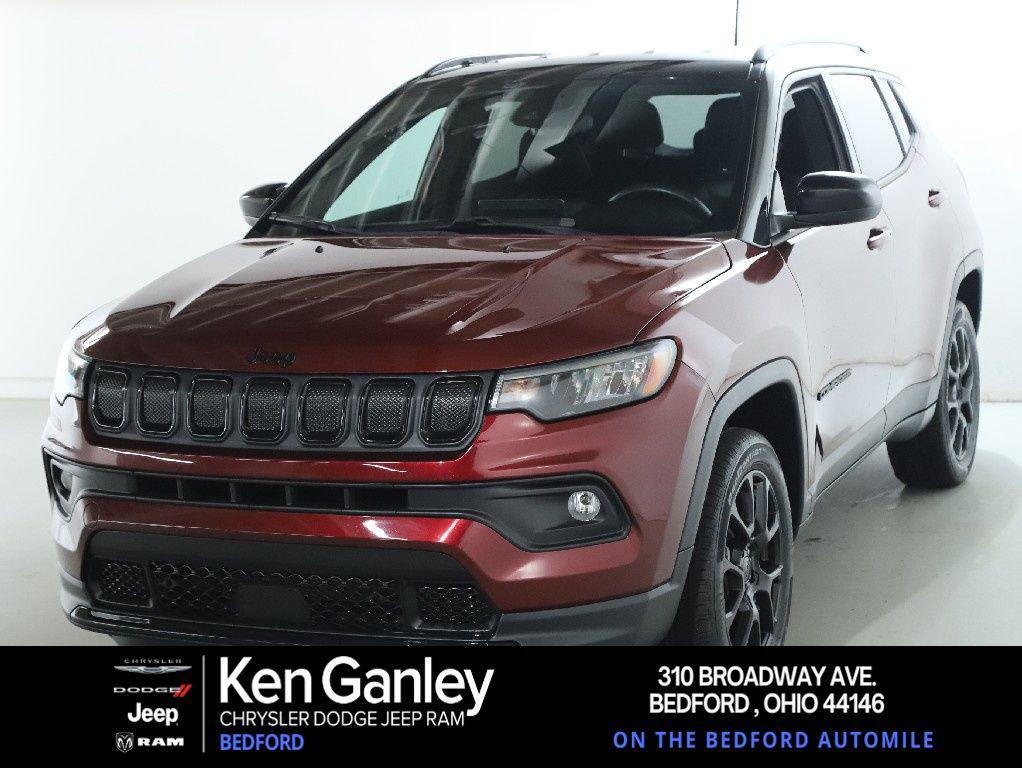 used 2022 Jeep Compass car, priced at $21,214