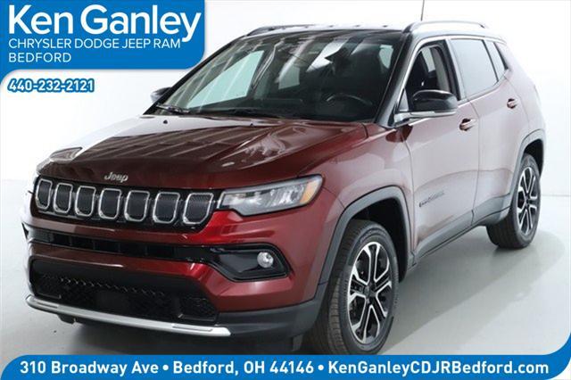 used 2022 Jeep Compass car, priced at $23,370