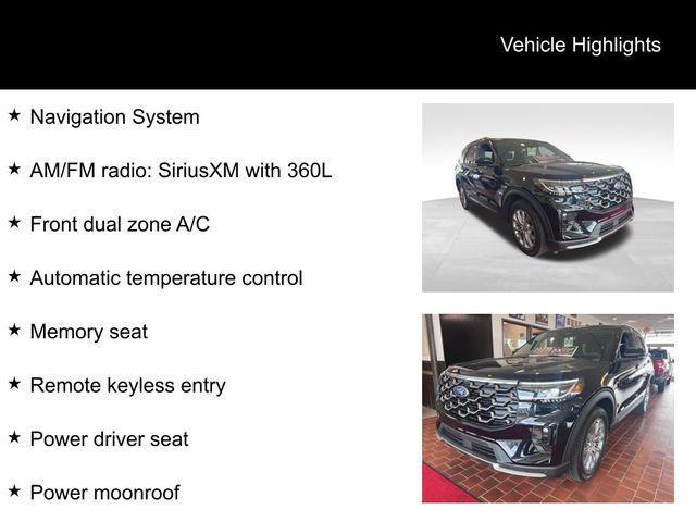 new 2025 Ford Explorer car, priced at $56,875