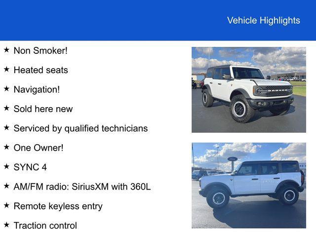 used 2023 Ford Bronco car, priced at $49,000