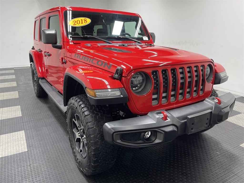 used 2018 Jeep Wrangler Unlimited car, priced at $27,324