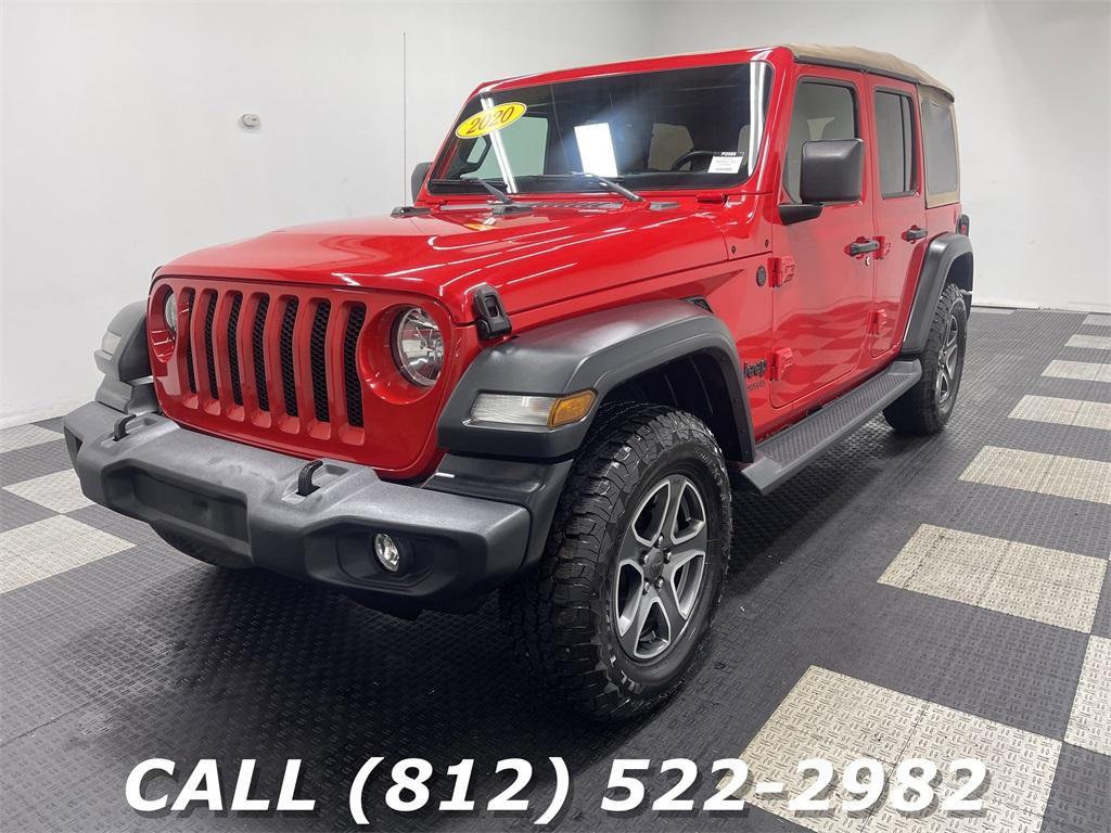 used 2020 Jeep Wrangler Unlimited car, priced at $26,884