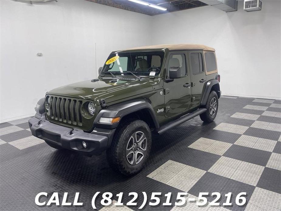 used 2021 Jeep Wrangler Unlimited car, priced at $28,312