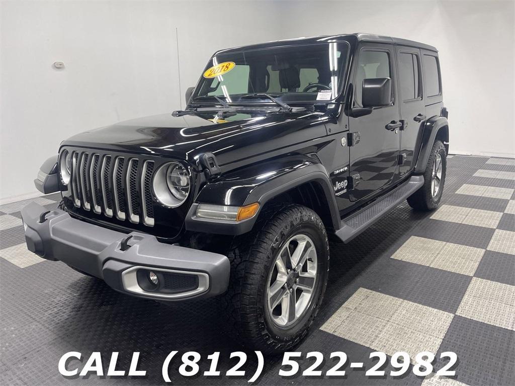 used 2018 Jeep Wrangler Unlimited car, priced at $23,914