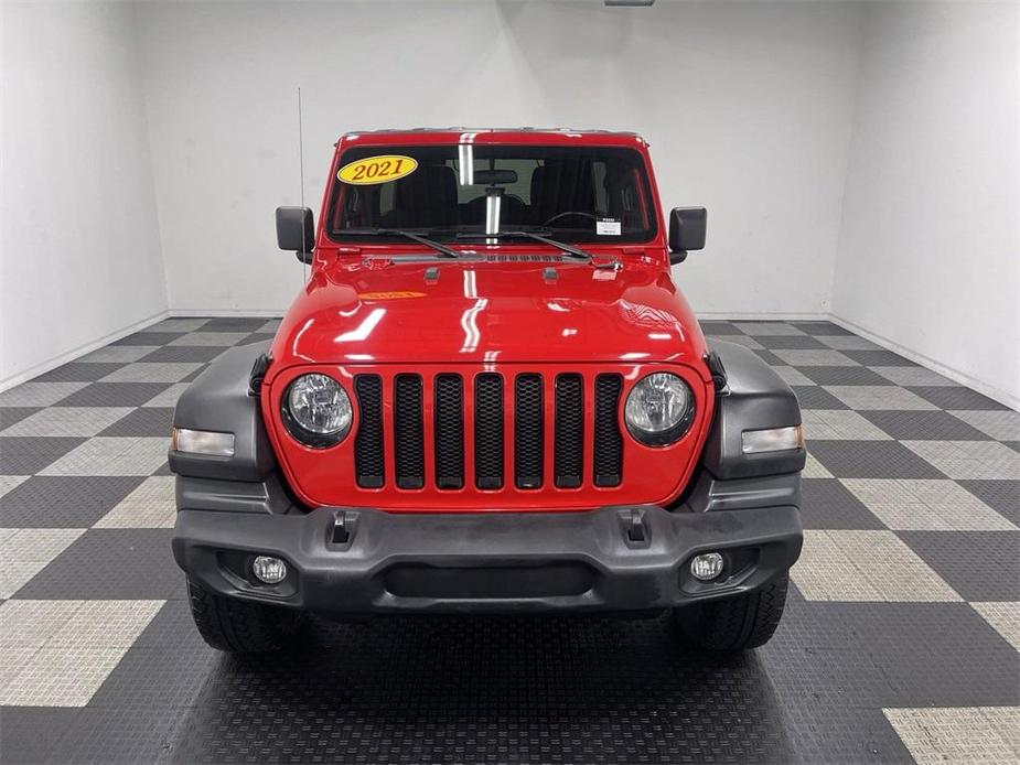 used 2021 Jeep Wrangler Unlimited car, priced at $31,687