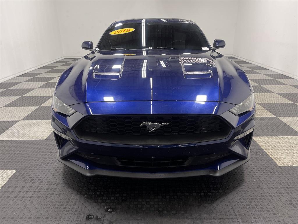 used 2018 Ford Mustang car, priced at $19,386