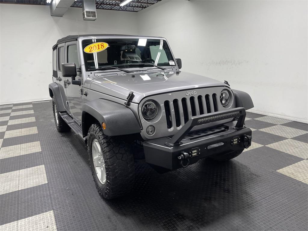 used 2018 Jeep Wrangler JK Unlimited car, priced at $21,476
