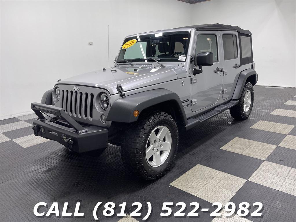 used 2018 Jeep Wrangler JK Unlimited car, priced at $22,314