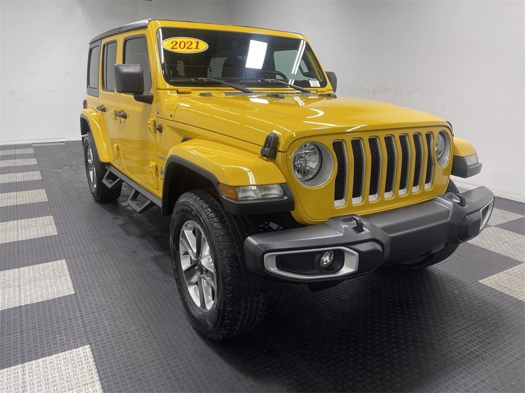 used 2021 Jeep Wrangler Unlimited car, priced at $31,435