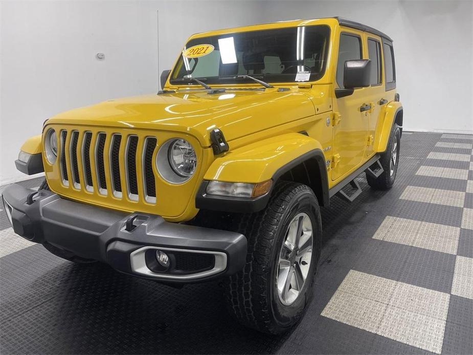 used 2021 Jeep Wrangler Unlimited car, priced at $31,435