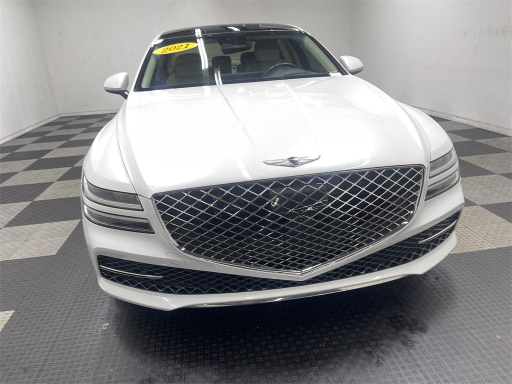 used 2021 Genesis G80 car, priced at $36,829