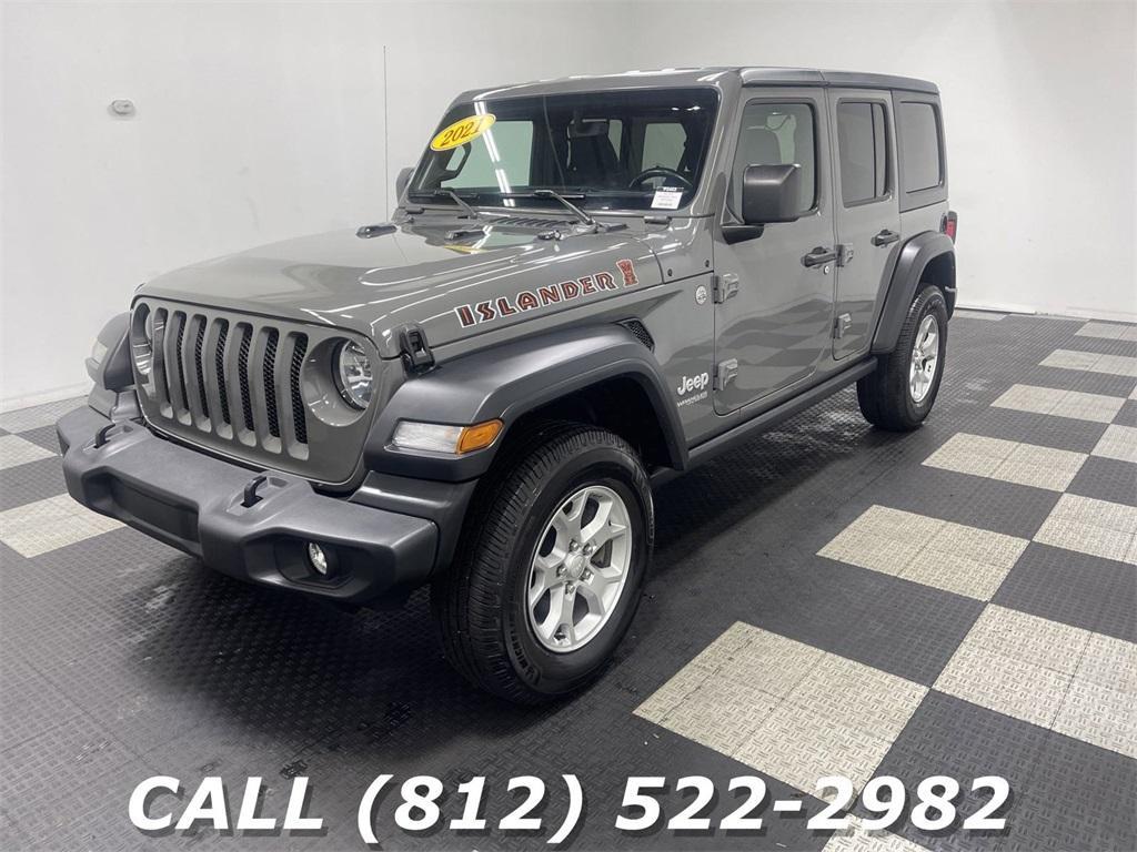 used 2021 Jeep Wrangler Unlimited car, priced at $27,799