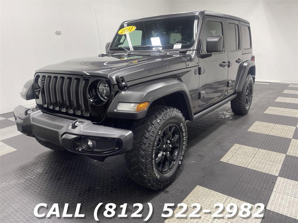 used 2021 Jeep Wrangler Unlimited car, priced at $28,994