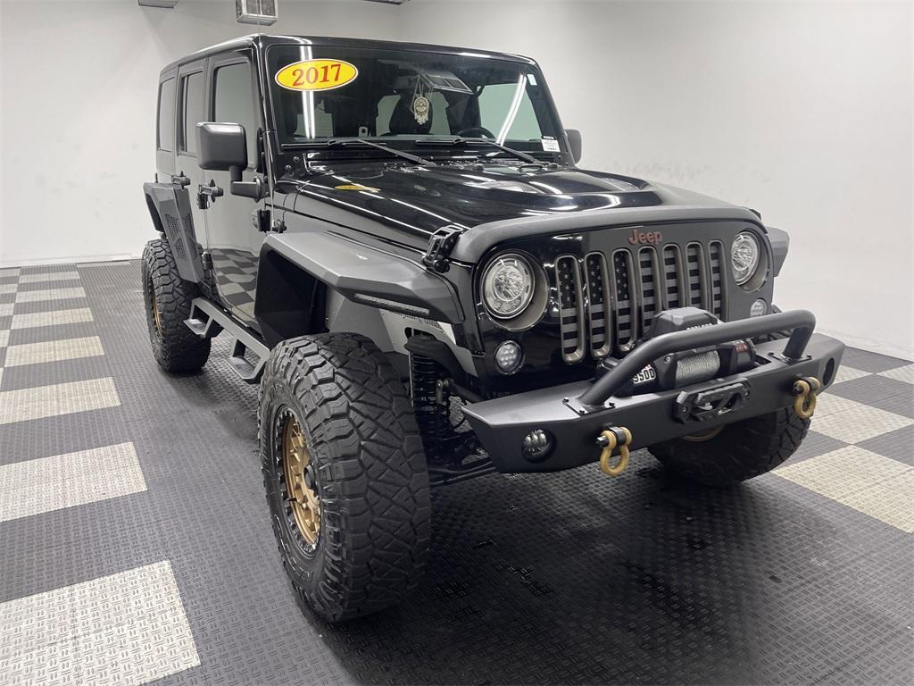 used 2017 Jeep Wrangler Unlimited car, priced at $22,280