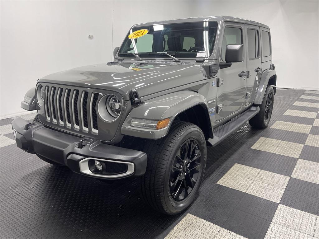 used 2021 Jeep Wrangler Unlimited 4xe car, priced at $36,409