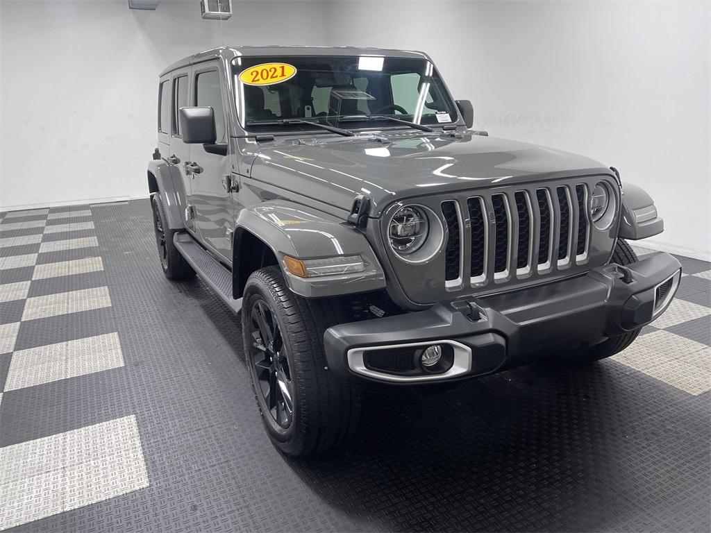 used 2021 Jeep Wrangler Unlimited 4xe car, priced at $36,409